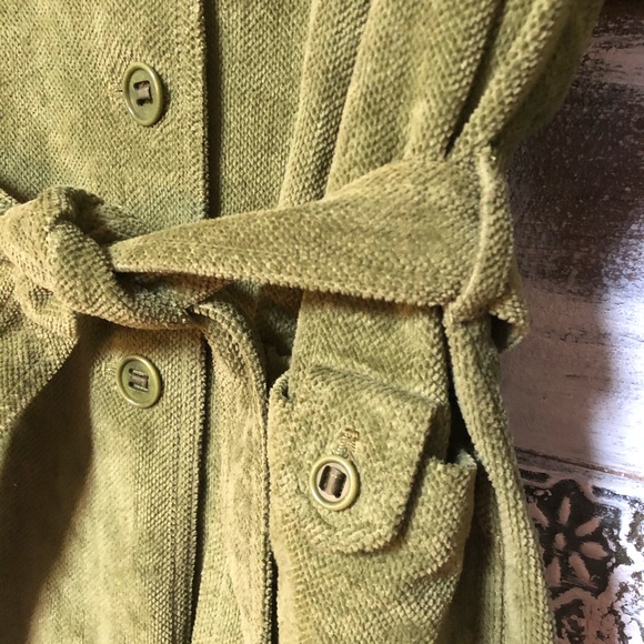 Caslon Nordstrom Long Green Coat Size M - Picture 3 of 8